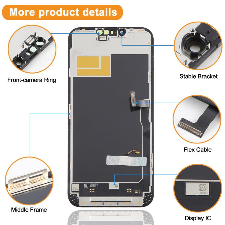 HXL Soft OLED-Display für iPhone 13 Pro Max, For iPhone 13 Pro Max