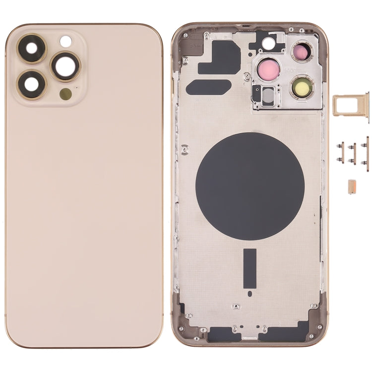 Hintere Gehäuseabdeckung mit SIM-Kartenfach, Seitentasten und Kameraobjektiv für iPhone 13 Pro Max – iPhone 13 Serie