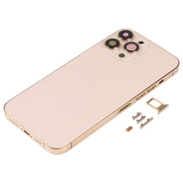 Hintere Gehäuseabdeckung mit SIM-Kartenfach, Seitentasten und Kameraobjektiv für iPhone 13 Pro Max – iPhone 13 Serie