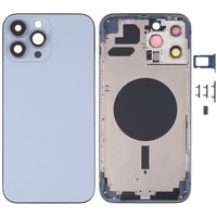 Hintere Gehäuseabdeckung mit SIM-Kartenfach, Seitentasten und Kameraobjektiv für iPhone 13 Pro Max, For iPhone 13 Pro Max(with SIM Card Tray), For iPhone 13 Pro Max (with SIM Card Tray), For iPhone 13 Pro Max