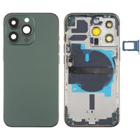Für iPhone 13 Pro Akku-Rückseite mit Seitentasten, Kartenfach, Power- und Lautstärke-Flexkabel und kabellosem Lademodul, For iPhone 13 Pro(Assembly)