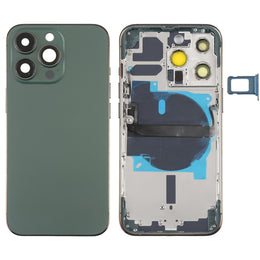 Für iPhone 13 Pro Akku-Rückseite mit Seitentasten, Kartenfach, Power- und Lautstärke-Flexkabel und kabellosem Lademodul, For iPhone 13 Pro(Assembly)