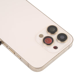 Für iPhone 13 Pro Akku-Rückseite mit Seitentasten, Kartenfach, Power- und Lautstärke-Flexkabel und kabellosem Lademodul, For iPhone 13 Pro(Assembly)