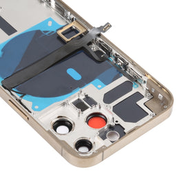 Für iPhone 13 Pro Akku-Rückseite mit Seitentasten, Kartenfach, Power- und Lautstärke-Flexkabel und kabellosem Lademodul, For iPhone 13 Pro(Assembly)