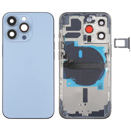 Für iPhone 13 Pro Akku-Rückseite mit Seitentasten, Kartenfach, Power- und Lautstärke-Flexkabel und kabellosem Lademodul, For iPhone 13 Pro(Assembly)