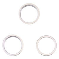 Für iPhone 14 Pro 3PCS Rückkamera Glaslinse Metall Außenschutz Hoop Ring, For iPhone 14 Pro