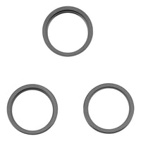 Für iPhone 14 Pro Max 3PCS Rückkamera Glaslinse Metall Außenschutz Hoop Ring, For iPhone 14 Pro Max