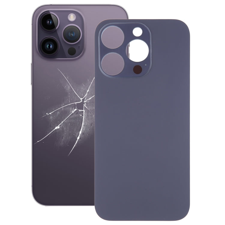 Einfacher Austausch der großen Kamera-Loch-Glasrückwand-Akkuabdeckung für das iPhone 14 Pro, For iPhone 14 Pro(Not Disassemble)