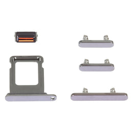 SIM-Kartenfach + Seitentasten für iPhone 14 Pro, For iPhone 14 Pro (Single card), For iPhone 14 Pro(Purple), For iPhone 14 Pro(Single card), For iPhone 14 Pro