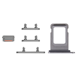 SIM-Kartenfach + SIM-Kartenfach + Seitentasten für iPhone 14 Pro Max, For iPhone 14 Pro Max