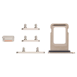 SIM-Kartenfach + SIM-Kartenfach + Seitentasten für iPhone 14 Pro Max, For iPhone 14 Pro Max