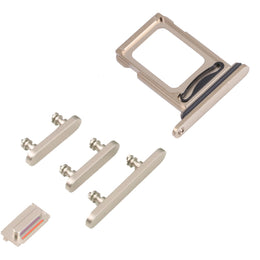 SIM-Kartenfach + SIM-Kartenfach + Seitentasten für iPhone 14 Pro Max, For iPhone 14 Pro Max
