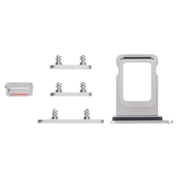 SIM-Kartenfach + SIM-Kartenfach + Seitentasten für iPhone 14 Pro Max, For iPhone 14 Pro Max