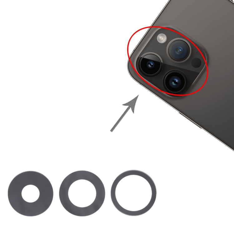 Für iPhone 14 Pro Max / 14 Pro Rückkameraobjektiv, For iPhone 14 Pro Max / 14 Pro