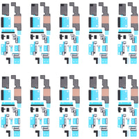 Für iPhone 14 Plus 10 Stück Mainboard-Schwamm-Schaumstoff-Pads + Kühlkörper-Graphit-Aufkleber, For iPhone 14 Plus