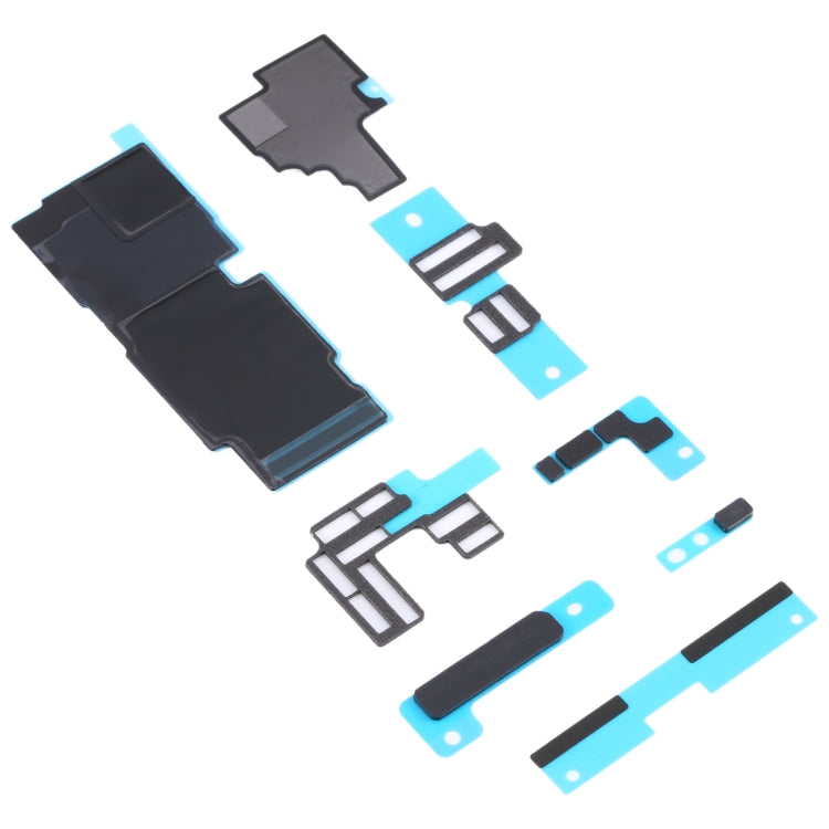 Für iPhone 14 Pro 10 Stück Mainboard-Schwamm-Schaumstoff-Pads + Kühlkörper-Graphit-Aufkleber, For iPhone 14 Pro