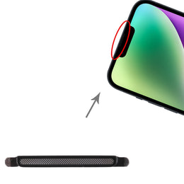 10 Stück Ohrhörer-Empfänger-Netzabdeckungen für iPhone 14/14 Plus, For iPhone 14 / 14 Plus