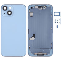 Für iPhone 14 Akku-Rückseite mit Mittelrahmen/Seitentasten, For iPhone 14 (with Middle Frame)