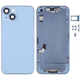 Für iPhone 14 Akku-Rückseite mit Mittelrahmen/Seitentasten, For iPhone 14 (with Middle Frame)
