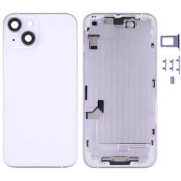 Für iPhone 14 Akku-Rückseite mit Mittelrahmen/Seitentasten, For iPhone 14 (with Middle Frame)