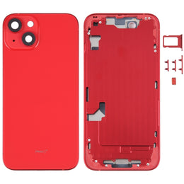 Für iPhone 14 Akku-Rückseite mit Mittelrahmen/Seitentasten, For iPhone 14 (with Middle Frame)