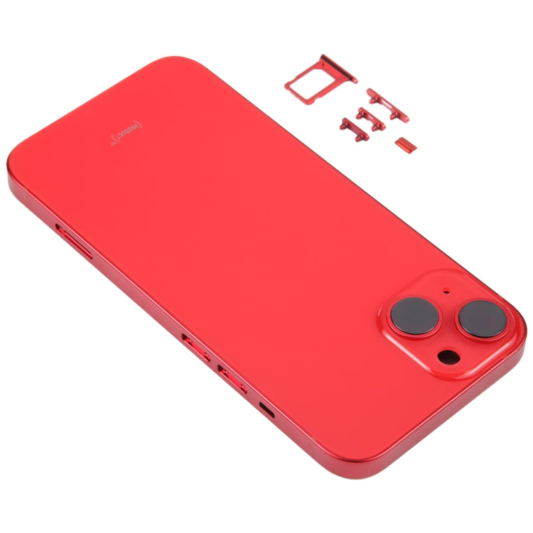 Für iPhone 14 Akku-Rückseite mit Mittelrahmen/Seitentasten, For iPhone 14 (with Middle Frame)