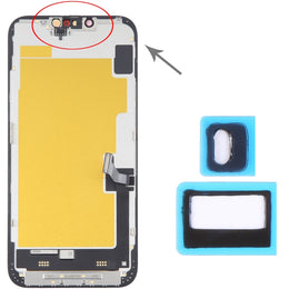 100/Set Frontkamera-LCD-Lichtsensor-Rückseitenaufkleber für iPhone 14/14 Plus