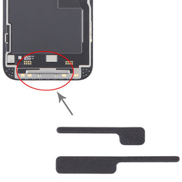 100/Set für iPhone 14 Pro LCD-Halterung, Schwamm-Schaumstoff-Pads, For iPhone 14 Pro