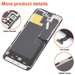 Ruiju Soft OLED-Bildschirm für iPhone 14 Pro Max, For iPhone 14 Pro Max(Soft OLED)