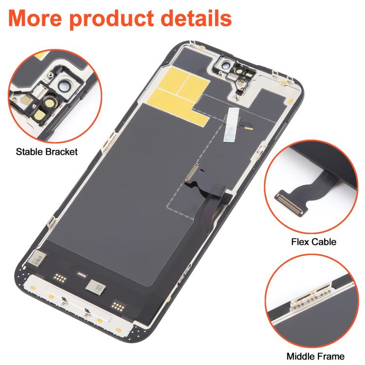 Ruiju Soft OLED-Bildschirm für iPhone 14 Pro Max, For iPhone 14 Pro Max(Soft OLED)
