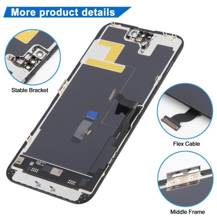 JK Soft OLED LCD-Bildschirm für iPhone 14 Pro Max, For iPhone 14 Pro Max