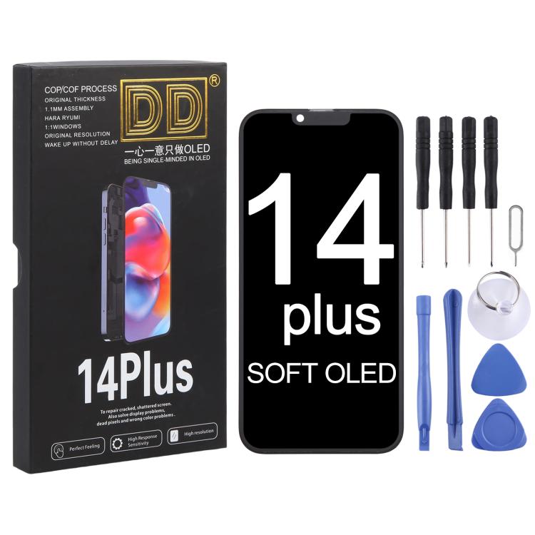 Für iPhone 14 Pro Max DD Soft OLED-Bildschirm, For iPhone 14 Plus(Soft OLED)