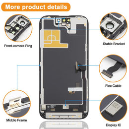 HXL Soft OLED-Bildschirm für iPhone 14 Pro, For iPhone 14 Pro