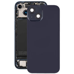 Für iPhone 14 Plus Glas-Akku-Rückabdeckung mit Blitzhalterung + kabellosem Lademodul, For iPhone 14 Plus