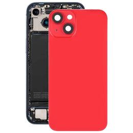 Für iPhone 14 Plus Glas-Akku-Rückabdeckung mit Blitzhalterung + kabellosem Lademodul, For iPhone 14 Plus