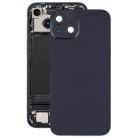Für iPhone 14 Glas-Akku-Rückabdeckung mit Blitzhalterung + kabellosem Lademodul, For iPhone 14