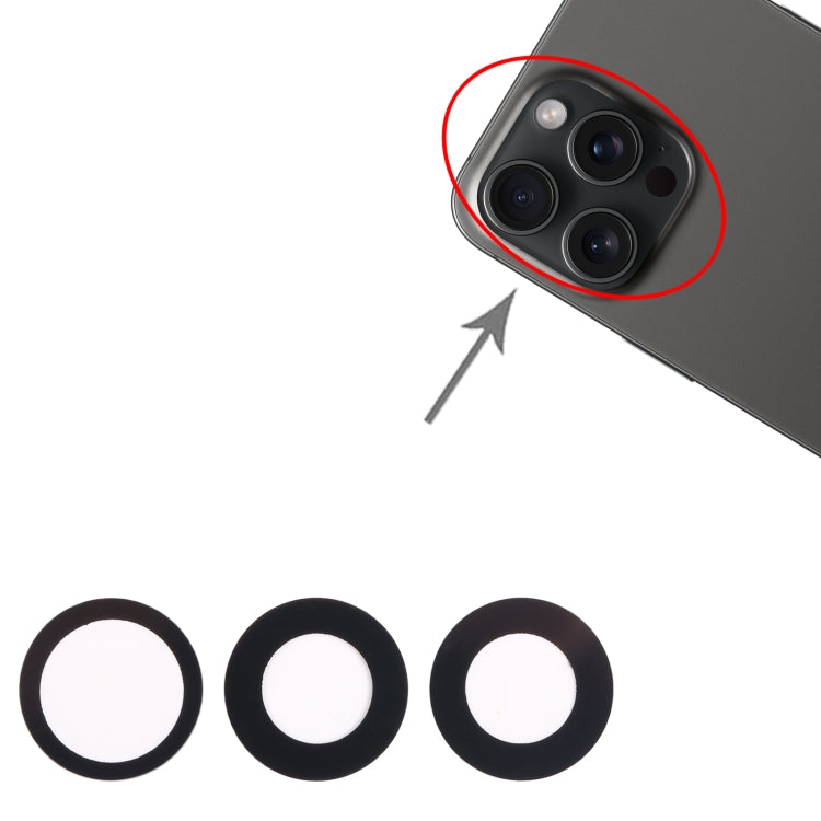 Für iPhone 15 Pro Max 3-in-1-Rückkameraobjektiv, For iPhone 15 Pro Max