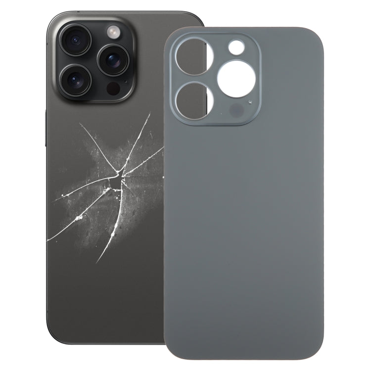 Für iPhone 15 Pro, einfacher Austausch, großes Kameraloch, Glasrückseite, Batterieabdeckung, For iPhone 15 Pro(Not Disassemble)