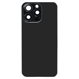 Für iPhone 15 Pro Glas-Akku-Rückabdeckung mit Blitzhalterung + kabellosem Lademodul, For iPhone 15 Pro
