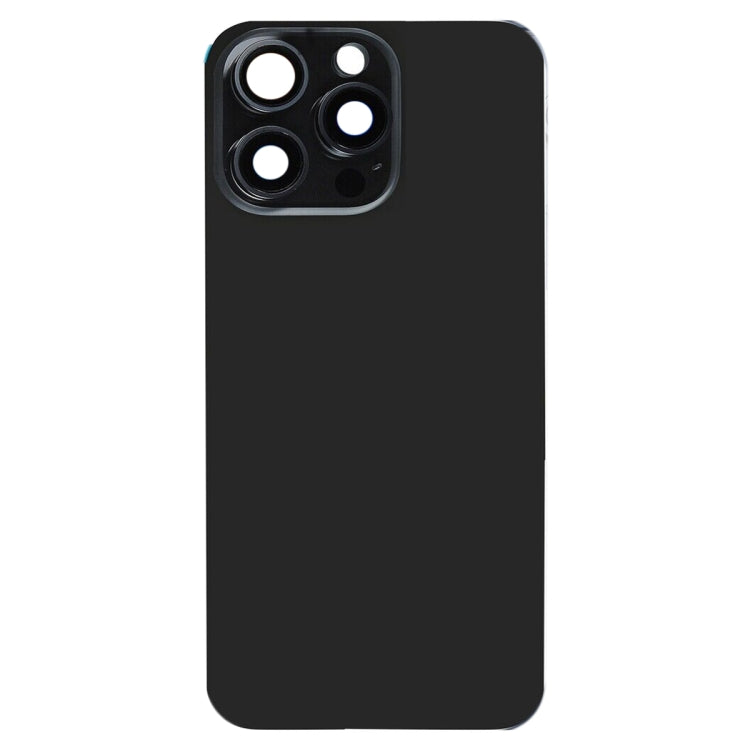Für iPhone 15 Pro Glas-Akku-Rückabdeckung mit Blitzhalterung + kabellosem Lademodul, For iPhone 15 Pro