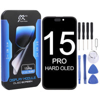 JK Hart-OLED-Bildschirm für iPhone 15 Pro, For iPhone 15 Pro