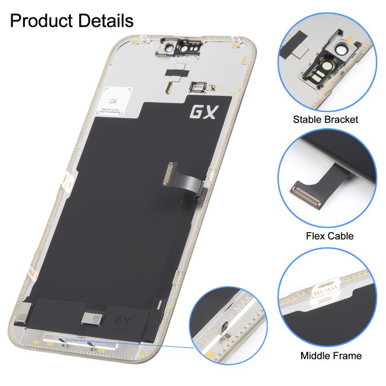 GX Soft OLED-Bildschirm für iPhone 15 Pro Max, For iPhone 15 Pro Max(GX Soft OLED)