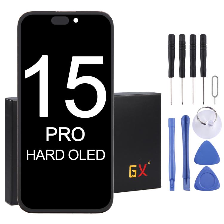 GX Hart-OLED-Bildschirm für iPhone 15 Pro, For iPhone 15 Pro