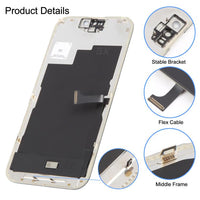 GX Hart-OLED-Bildschirm für iPhone 15 Pro, For iPhone 15 Pro