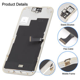 GX Hart-OLED-Bildschirm für iPhone 15 Pro, For iPhone 15 Pro