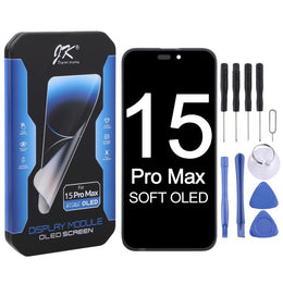 JK Soft OLED LCD-Bildschirm für iPhone 15 Pro Max, For iPhone 15 Pro Max