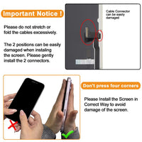HXL Soft OLED-Bildschirm für iPhone 15 Pro, For iPhone 15 Pro