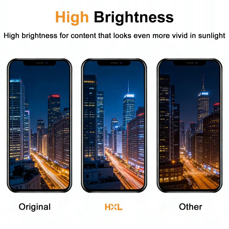 HXL Soft OLED-Bildschirm für iPhone 15 Pro, For iPhone 15 Pro