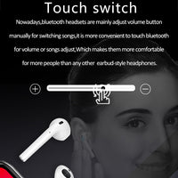 i9 Touch Wireless TWS Sport Bilaterales Stereo Bluetooth 5.0 Headset mit Ladebox, Touch-Version, Touch Version