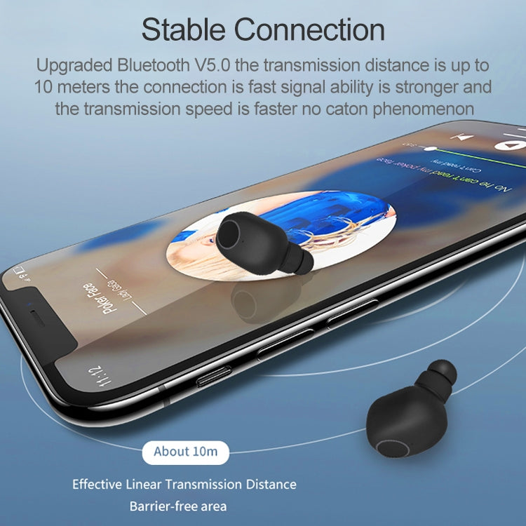 Q1 TWS Bluetooth 5.0 Binauraler Stereo-Wireless-Sport-Bluetooth-Kopfhörer